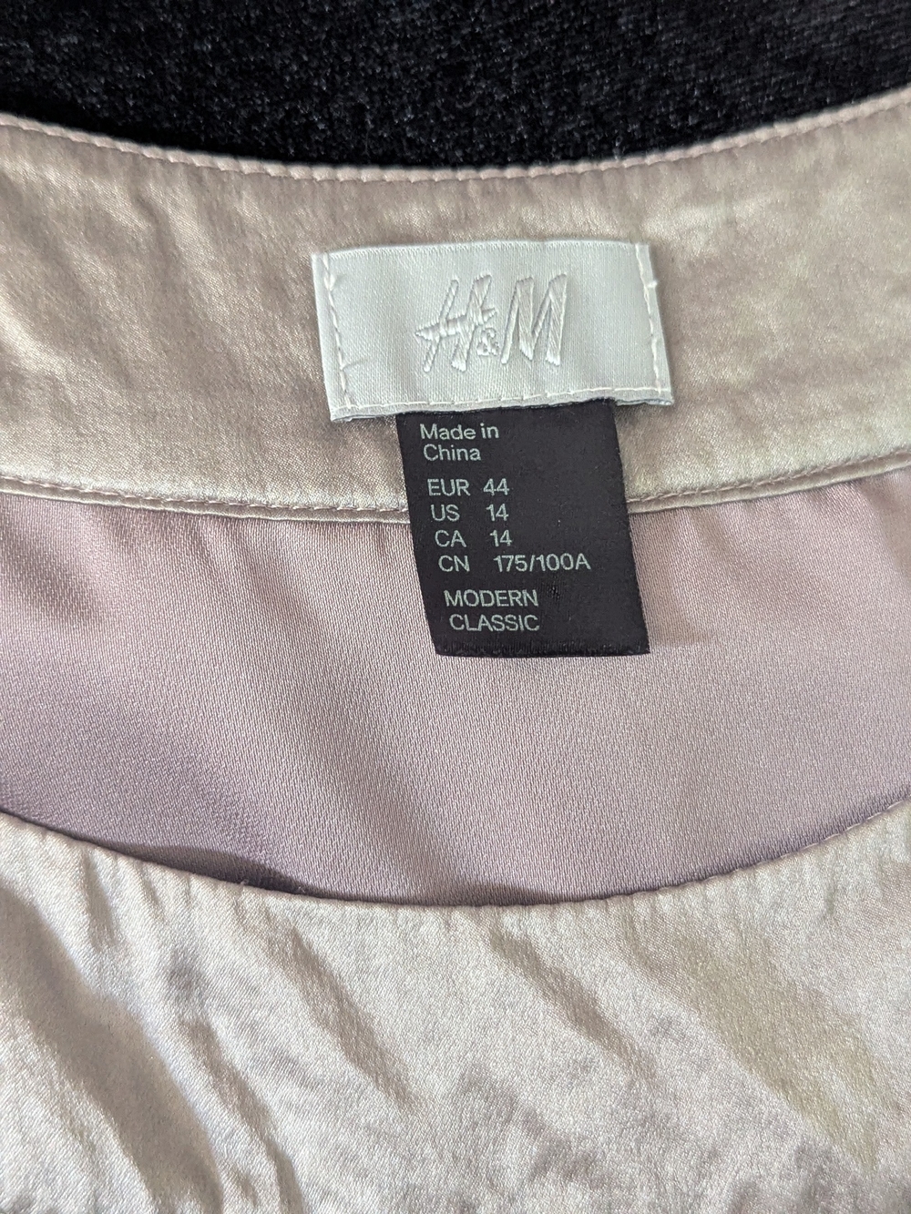 Early H&M 100% Silk Shift Dress | US 14 - Picture 5 of 5